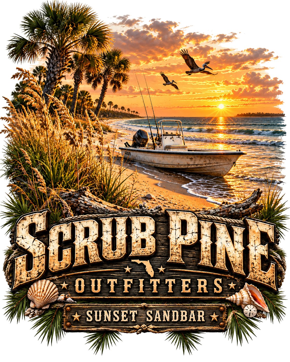 Sunset Sandbar